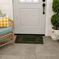 Mainstays Home Garden Polyester Doormat, Sage, 18" x 30"