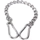 thumbnail image 1 of Cadena colgante resistente para uso en interiores y exteriores, kit de acero inoxidable con dos mosquetones, longitud ajustable, gran capacidad de carga para hamacas y sillas colgantes., 1 of 5