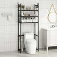 thumbnail image 4 of Over The Toilet Storage Rack 3 Tier Bathroom Storage Shelf Space Saving Multi Functional Organizer Bathroom Toilet Laundry Room Toiletries Storage Bathroom Organization Solution, 4 of 5