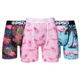 thumbnail image 1 of Calzoncillos tipo bóxer PSD Flamingo Jungle para hombre, paquete de 3, 1 of 8