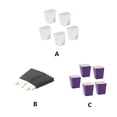 thumbnail image 4 of sweethay Caja de palomitas de maíz de 50 piezas, reemplazo plegable portátil, Color sólido, aperitivos de cine, caja de patatas fritas dulces, Herramientas y accesorios para hornear Negro sweethay HA081928-02, 4 of 6