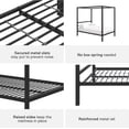 thumbnail image 5 of DHP Modern Metal Canopy Platform Bed Frame, Full, Black, 5 of 12