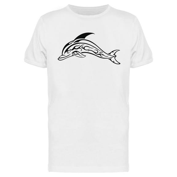 Dolphin Tattoo Design T-Shirt Men -Image by Shutterstock, Male Large