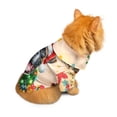 thumbnail image 5 of Merry Christmas Santa Boxer Scarf Twinkling Lights Xmas Holiday Hawaiian Summer Shirt for Small Medium Large Dog Cat Boxers Dog Lover Gifts Idea - 00022, 5 of 6
