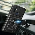 thumbnail image 4 of For Oppo A5 Pro Phone Phone Case, Impact Resistant Metal Ring Magnetic Support Kickstand Drop Protector Cover, 4 of 10