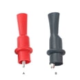 thumbnail image 4 of Eigraketly Cable de prueba Pinza de cocodrilo Pinzas de prueba de caimanes resistentes al desgaste Abrazaderas Abrazadera eléctrica Medidor de Suministros de soldadura Negro, 4 of 6