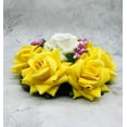 thumbnail image 3 of Swadeshi Desire Rose Flower Juda, Bridal Gajra For Women And Girls, Pack-01, Color -Yellow & White, 3 of 3