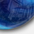 thumbnail image 3 of Designart « Blue Agate Crystal » Horloge Murale Moderne, 3 of 6
