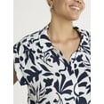 thumbnail image 2 of Time and Tru Women's and Women's Plus Soft Shirt Dress, Sizes XS-4X, 2 of 4