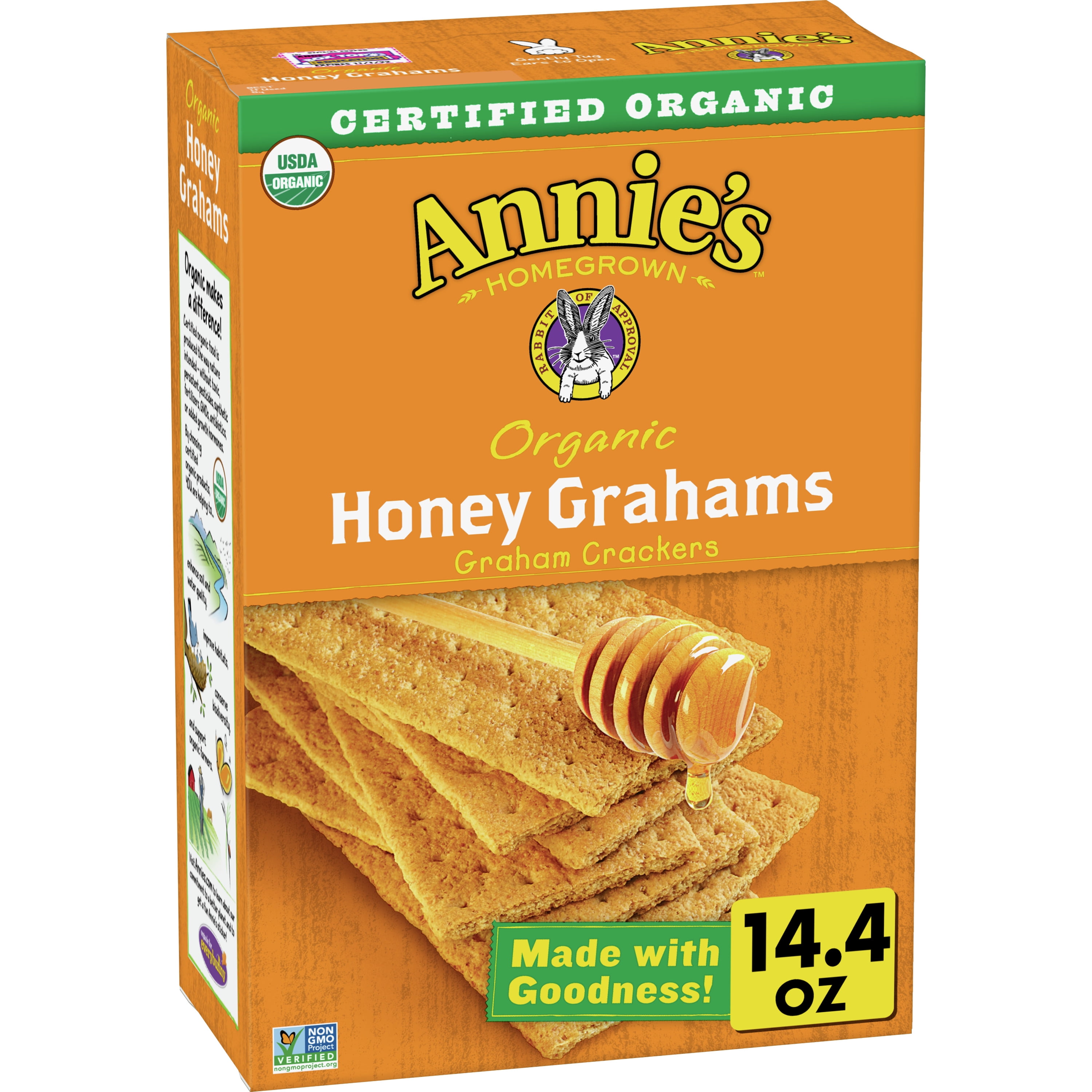 Annie's Organic Honey Graham Crackers, 14.4 oz