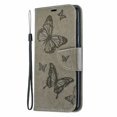 thumbnail image 4 of Samsung Galaxy A70 Case, Dteck Embossed Butterfly Flip PU Leather Stand Wallet Case Cover For Samsung Galaxy A70 2019 6.7", Gray, 4 of 5