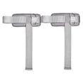 thumbnail image 1 of Colaxi 2 Pieces Weightlifting Wrist Straps with Double D Rings for Gym Bodybuilding Gray, 1 of 7