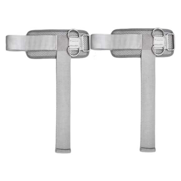 2 correas de muñeca para levantamiento de pesas, equipo de fitness para ejercicios de banco de gimnasio Gris