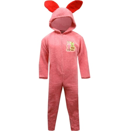 christmas story ralphie deranged bunny one piece pajama christmas story pajamas walmart