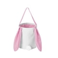 thumbnail image 1 of TanSiDing Easter Basket for Egg Hunt, Reusable Easter Egg Storage Bag, Durable Polyester Easter Bunny Gift Bag with Handle for Holiday Decorations and Party Favors, 1 of 6