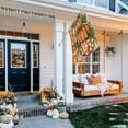 thumbnail image 4 of Fall Thanksgiving Pumpkins House Flag 28X40 Inch Polka Dots Double Sided Large Big Burlap Welcome Yard Autumn Outside, 4 of 6
