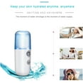 thumbnail image 4 of Humidifier, Handheld Mini Humidifier Mist Usb Rechargeable Cool Mist Maker Fogger Portable Water Replenisher Fa Care Sprayer,for Bedroom, 4 of 5