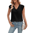thumbnail image 4 of Chaleco de Lana Sin Mangas con Cuello en V para Mujer, Color Negro, Talla M, 4 of 10