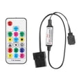 thumbnail image 4 of Tira de luz LED RGB 5V 2.4G 17 teclas Control remoto para caja de PC, 4 of 6