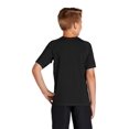thumbnail image 2 of Sport-Tek YST470 Youth Rashguard Tee, Black, XS, 2 of 4