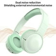 thumbnail image 6 of Oggfader Wireless Headphones Headworn Bluetooth Wireless Earphones Bluetooth 5.0 Long Range HiFi Sound Quality Gaming Listening To Music Sports Earphones Green, 6 of 8