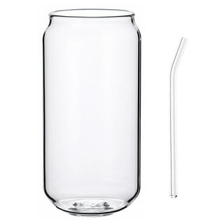 Mua Lunnix Drinking Glasses with Lids and Glass Straw 4pcs Set