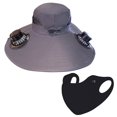 thumbnail image 4 of Kugisaki Summer Bucket Hat Sun Hat with Fans Solar Power & USB Charging Fishing Essentials for Women Men Camping Hiking Beach Gardening, 4 of 6