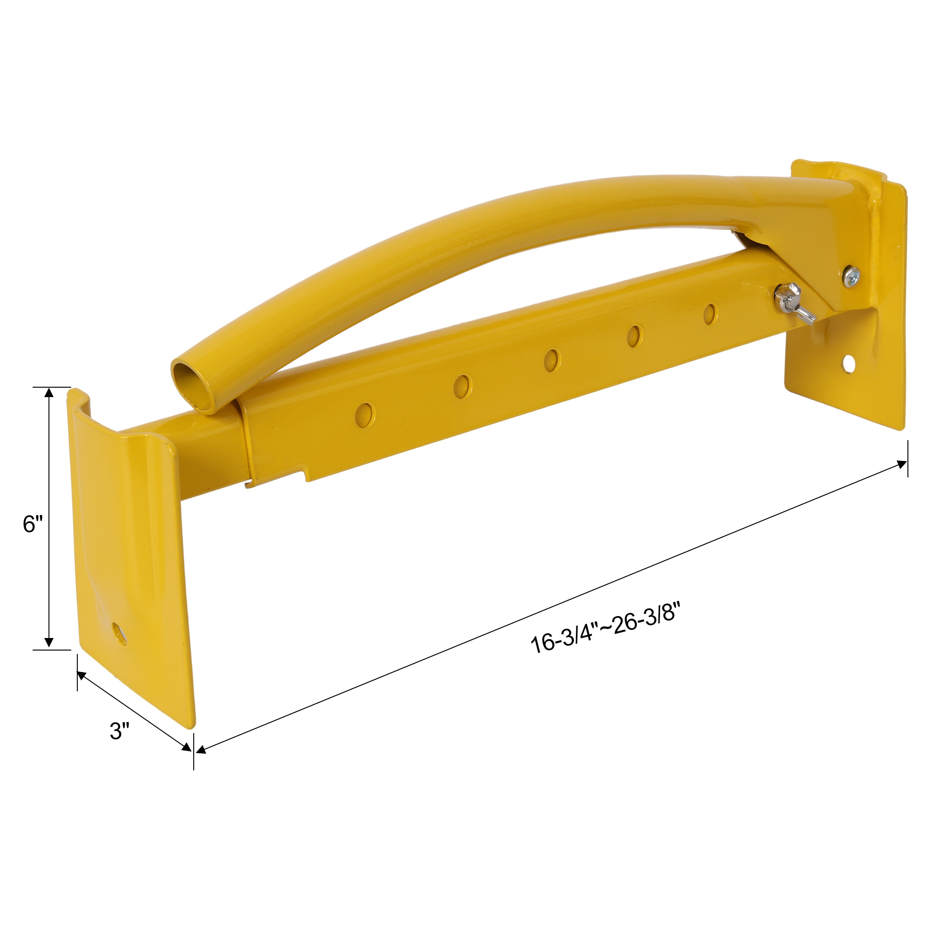 Brick Tong Lifter for Carrying Bricks and Stone Slabs, Yellow, Steel