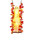 thumbnail image 2 of Halloween Decorations Outdoor,4FT Hanging Swing Ghost with Remote Control String Lights,Spooky Cute Outdoor Early Halloween Decorations for Front Porch Yard Tree Garden,Light-Up Flying Ghost, 2 of 9
