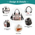 thumbnail image 3 of Small Cooler Bag Lunch Bag Portable Meal Bag Work Meal Bag Outdoor Meal Bag Travel Meal Bag Picnic Meal Bag Going Out Meal Bag Super Cute Gray Rabbit, 3 of 6