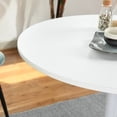 thumbnail image 3 of Maison Classique Modern Round Dining Table - White, 3 of 8