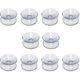 thumbnail image 1 of Ventosas de doble cara compatibles con tableros de vidrio para mesas, paquete de 10 ventosas sin gancho para espejos de vidrio antideslizantes de doble cara multifuncionales (20 mm), 1 of 5
