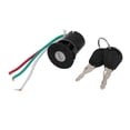 thumbnail image 1 of Bloqueo del interruptor de encendido de motocicleta 3 cables de seguridad w 2 llaves, 1 of 1