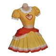 thumbnail image 2 of Women’s Princess Daisy Style Yellow Two Piece Outfit Crop Top and Skirt Wear, 2 of 6