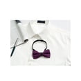 thumbnail image 5 of INSPIRE CHIC Men's Formal Solid Pre-Tied Bow Ties Bowties Adjustable Strap, 5 of 5