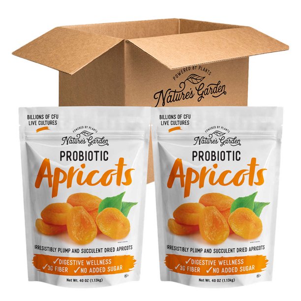 Natures Garden Probiotic Apricots 40 oz. 2pack