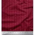 thumbnail image 1 of Soimoi Red Cotton Poplin Fabric Geometric Arrow Tribal Decor Fabric Printed Yard 56 Inch Wide, 1 of 3
