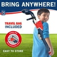 thumbnail image 6 of Franklin Sports PGA Tour Kids Plastic Golf Set - Adjustable Youth Clubs - Red/Blue, 6 of 12