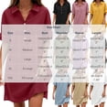 thumbnail image 3 of QUNYINEY Dresses for Women Summer Midi Faux Cotton Linen Short Sleeve Shirt Dress Loose Fit with Pockets Button Collared Solid Dresses, 3 of 6