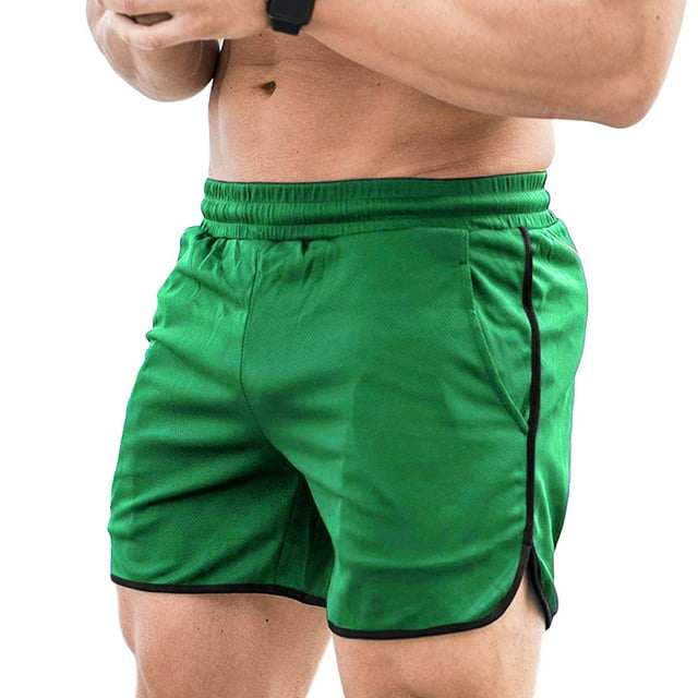 Swim Men Fitness Shorts de Secado Rápido Gimnasia Paltaciones de Verano Sports Sports Running Sorth Pants Con Bolsillos