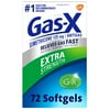 Gas-X Extra Strength Gas Relief Softgels With Simethicone 125 Mg for Bloating Relief - 72 Count