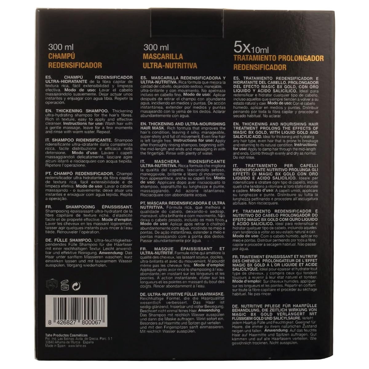 Tahe Magic BX Gold Pack for Dry Hair - Thickening & Nourishing Hair Treatment