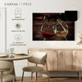 thumbnail image 4 of Elephant Stock Wine Party Wall Art - Horizontal Canvas Wall Art - Dining Room Wall Decor - Food And Drink Canvas - Black And Red Decor - 12" x 8", 4 of 4