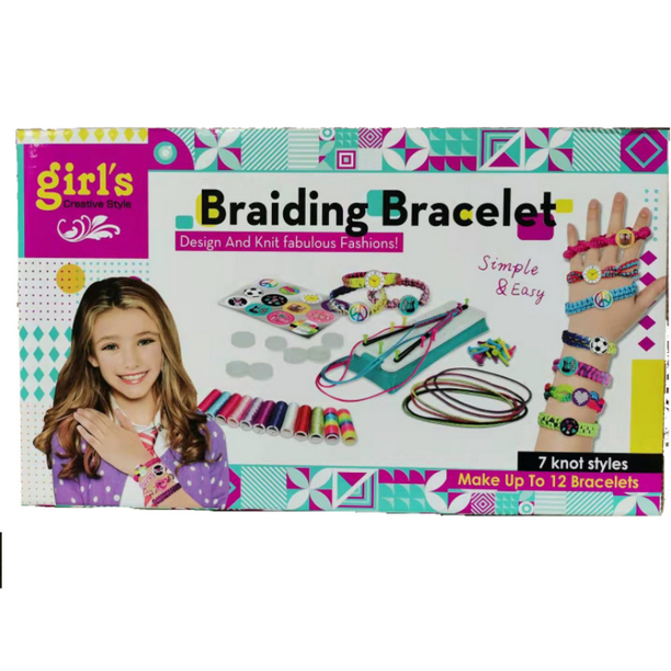 Jeux Creatif Fille 6 7 8 9 10 Ans Kit Bracelet Fille, Kit Bijoux
