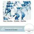 thumbnail image 2 of Ice Hockey Area Rugs: Polyester Non-Slip Machine Washable Floor Carpet Office Rug, 2 of 6