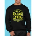 thumbnail image 2 of Safari Dinousaur Trip Sweatshirt Men -Image by Shutterstock, Male Large, 2 of 4