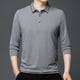thumbnail image 1 of Blusa y camisa de manga larga con cuello vuelto para hombre, pijama deportivo para el hogar, camiseta de color liso, blusa deportiva de poliéster para hombre, 1 of 5