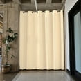 thumbnail image 3 of RoomDividersNow Premium Heavyweight Room Divider Curtain, 9ft Tall x 10ft Wide (Pearl White), 3 of 7
