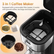 Iced Tea Machine with Reusable Filter Basket 3QT