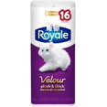 thumbnail image 2 of Royale Velour, Plush & Thick Toilet Paper, 8 Double Equal 16 Rolls, 142 Bath Tissues Per Roll, 2 of 11